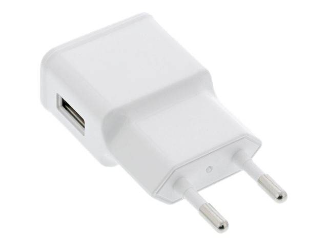 INLINE - USB Ladegerät Single - Netzteil - 100-240V zu 5V/1,2A - weiß