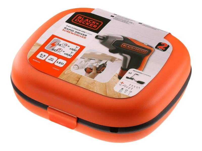 BLACK & DECKER - BLACK+DECKER BCF611CK - Schraubendreher - schnurlos