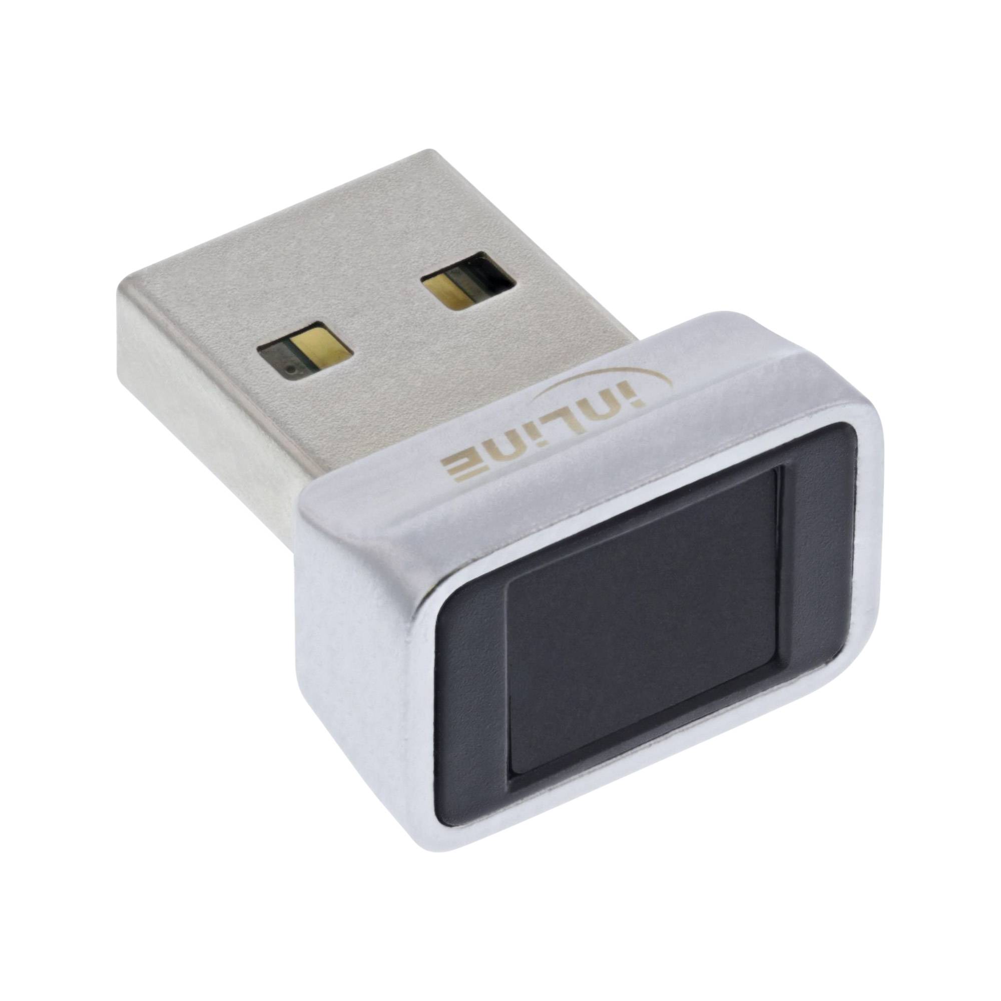 INLINE - USB Fingerabdruck Scanner - Windows Hello kompatibel