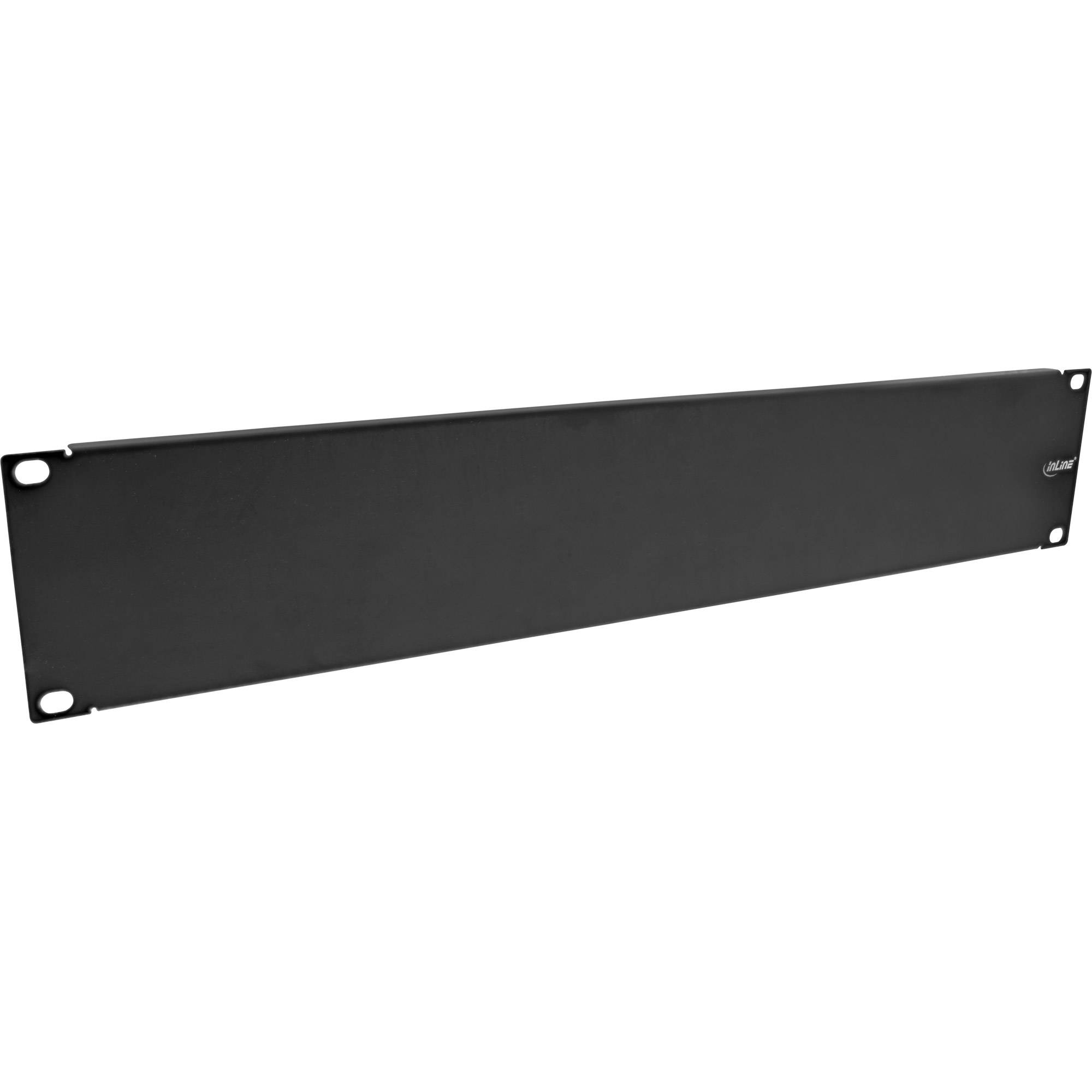 INLINE - 19"" Blindplatte - 3HE - RAL 9005 schwarz