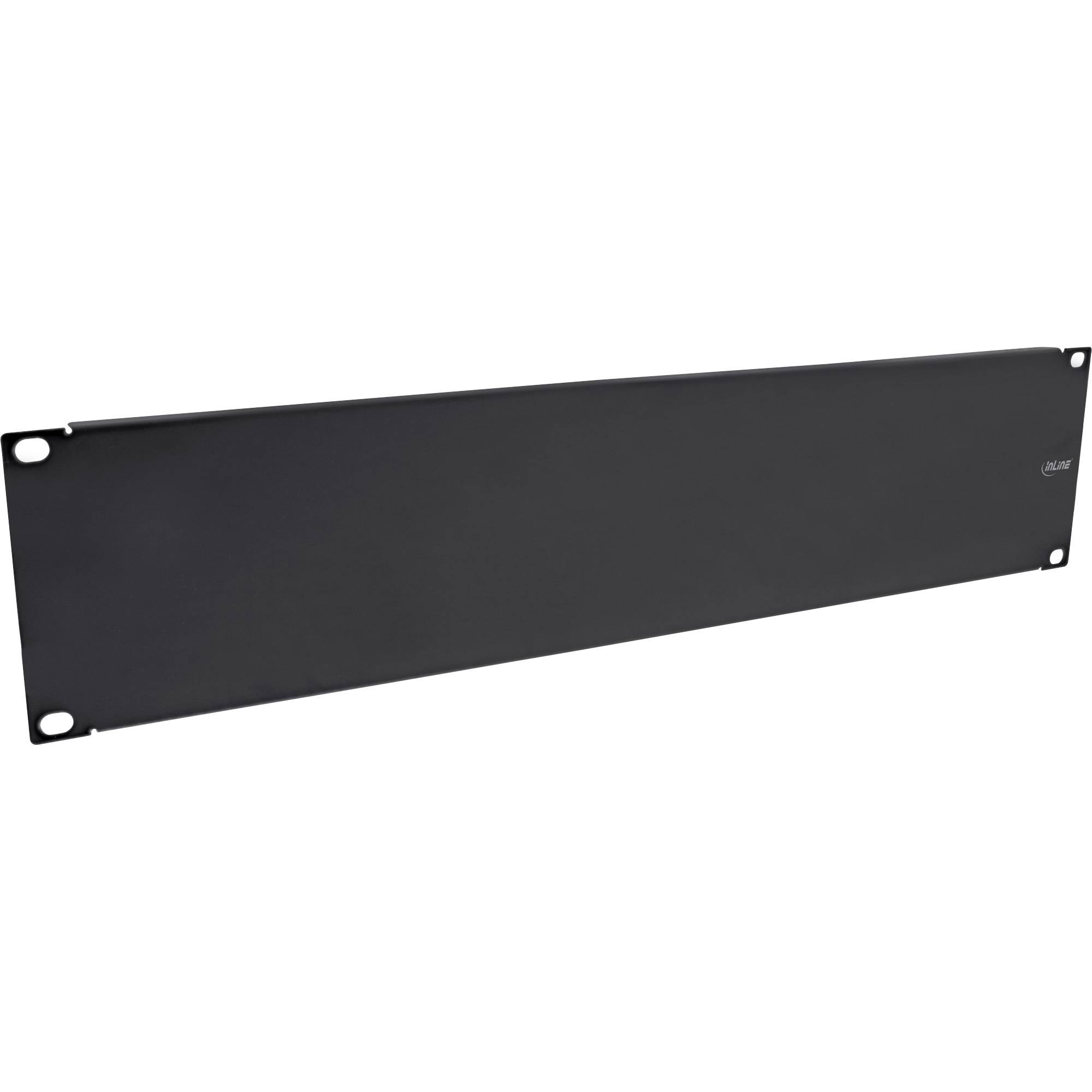 INLINE - 19"" Blindplatte - 3HE - RAL 9005 schwarz
