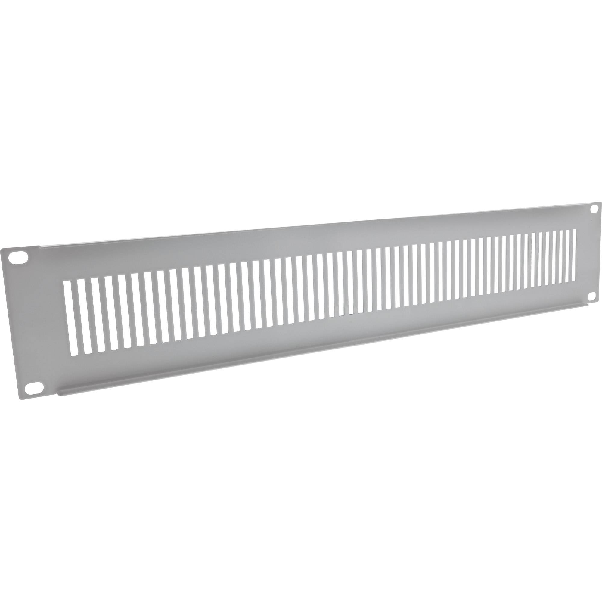 INLINE - 19"" Blindplatte perforiert - 1HE - RAL 7035 grau