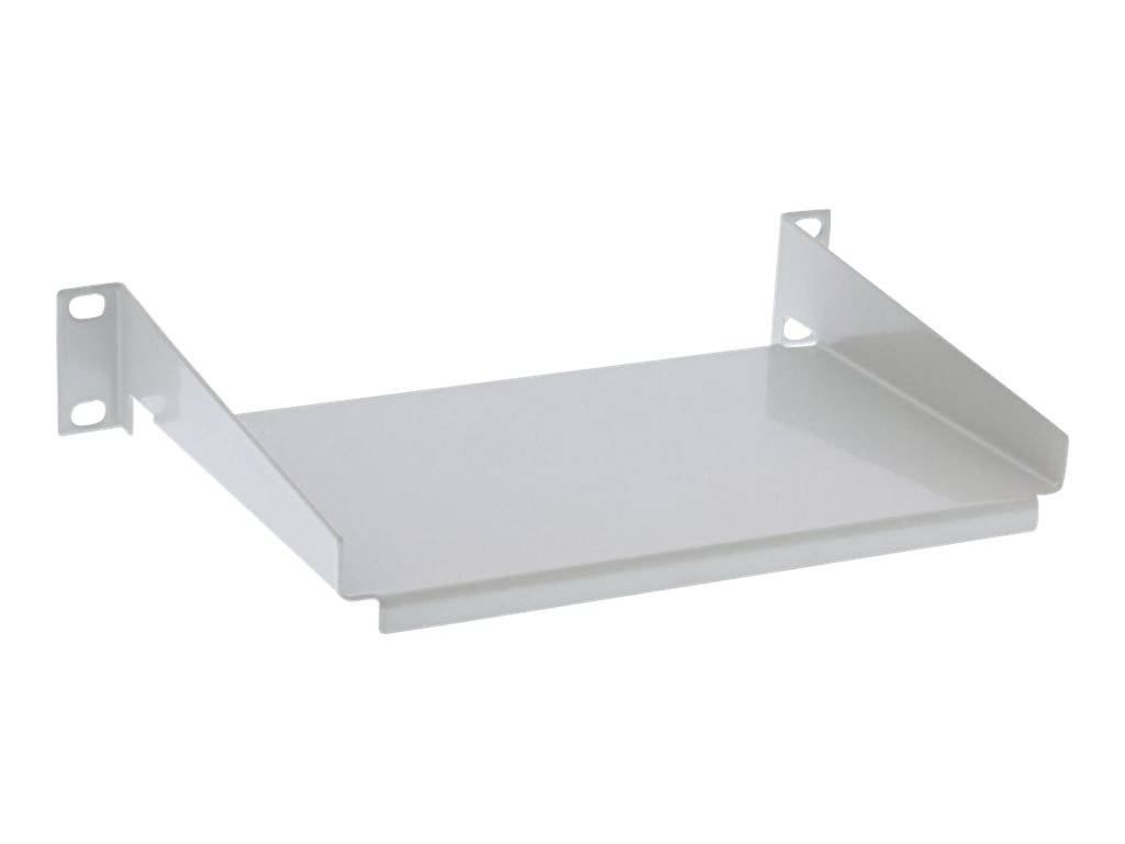 INLINE - 10"" Fachboden - 160mm - 10kg - 1HE - RAL 7035 grau