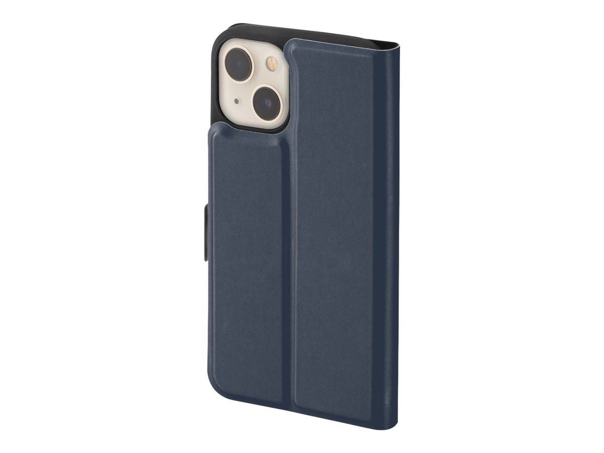 Hama Essential Line Single 2.0 - Flip-Hülle für Mobiltelefon - Thermoplastisches Polyurethan (TPU) - dunkelblau - für