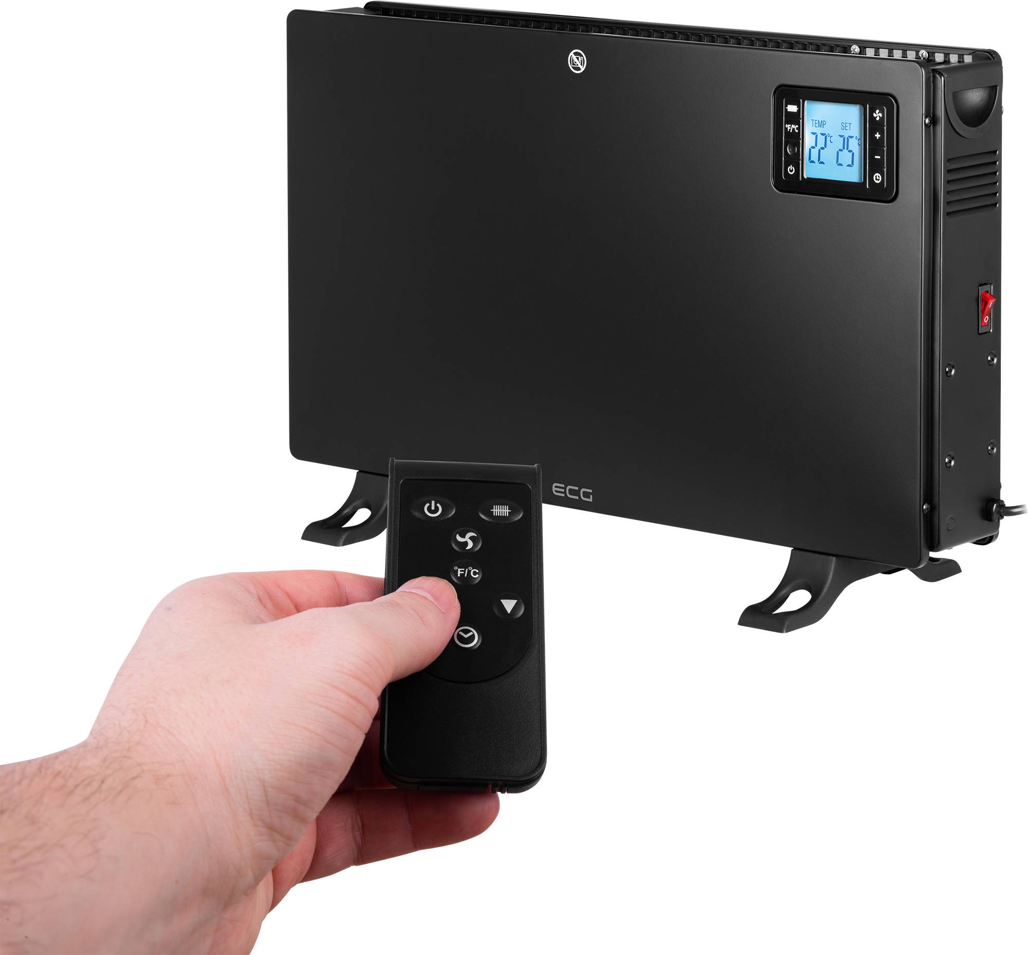 TK 2080 DR Black Konvektorheizgerät