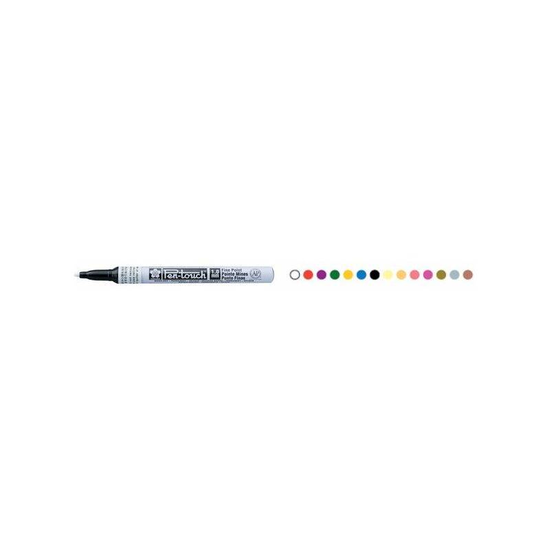 SAKURA Permanent-Marker Pen-Touch Fein, fluo-orange