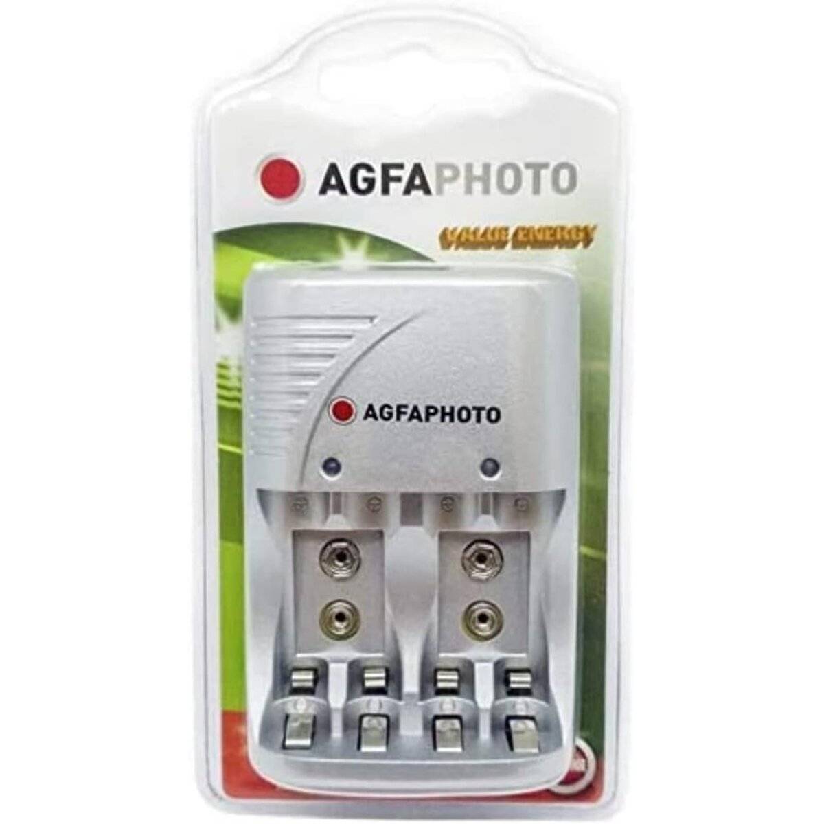 Batteryladegerät in Verpackung mit 