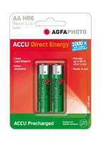 AgfaPhoto Direct Energy - Batterie 2 x AA-Typ - NiMH - (wiederaufladbar)
