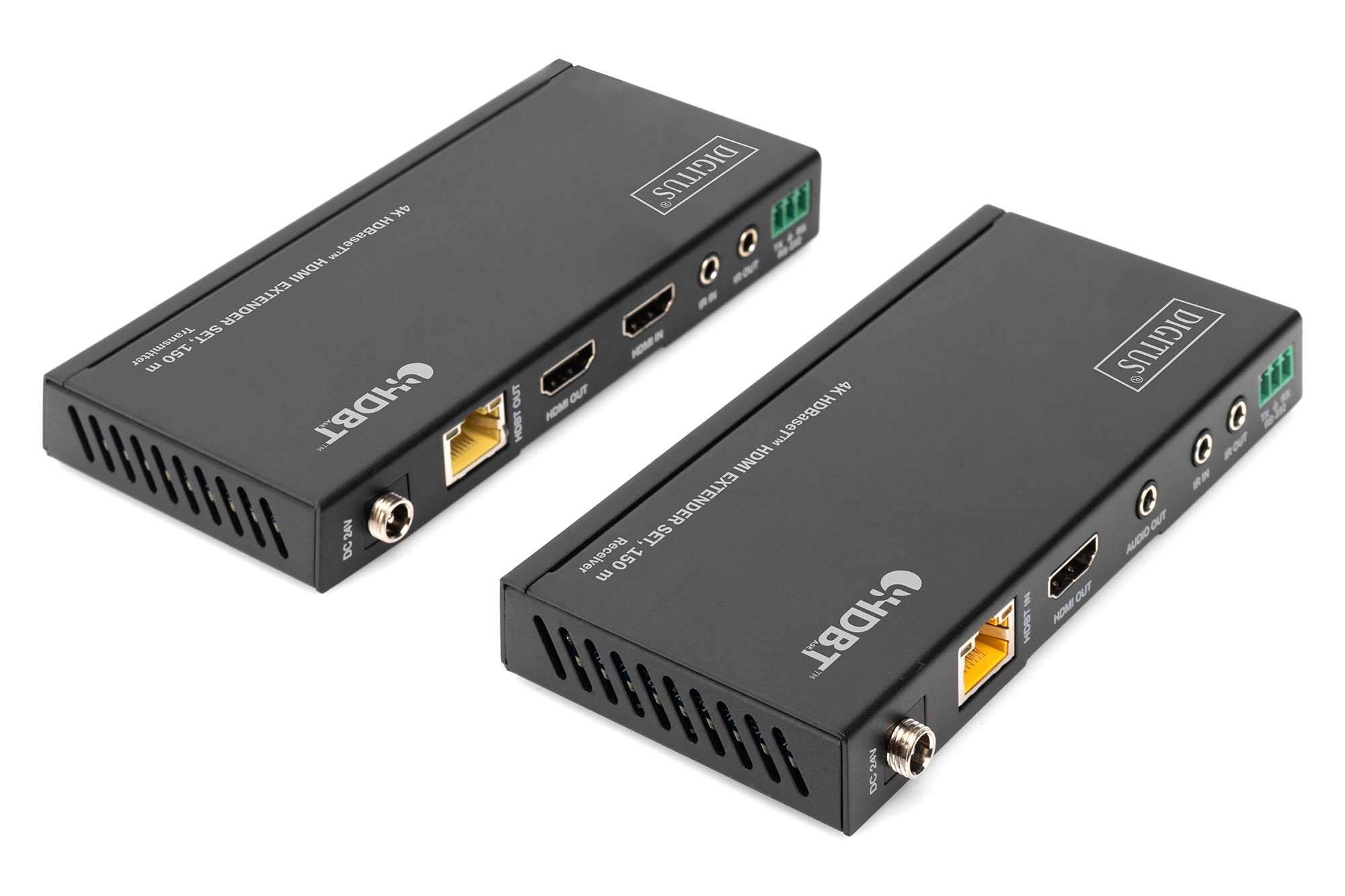 DIGITUS - 4K HDBaseT HDMI Extender Set, 150 m