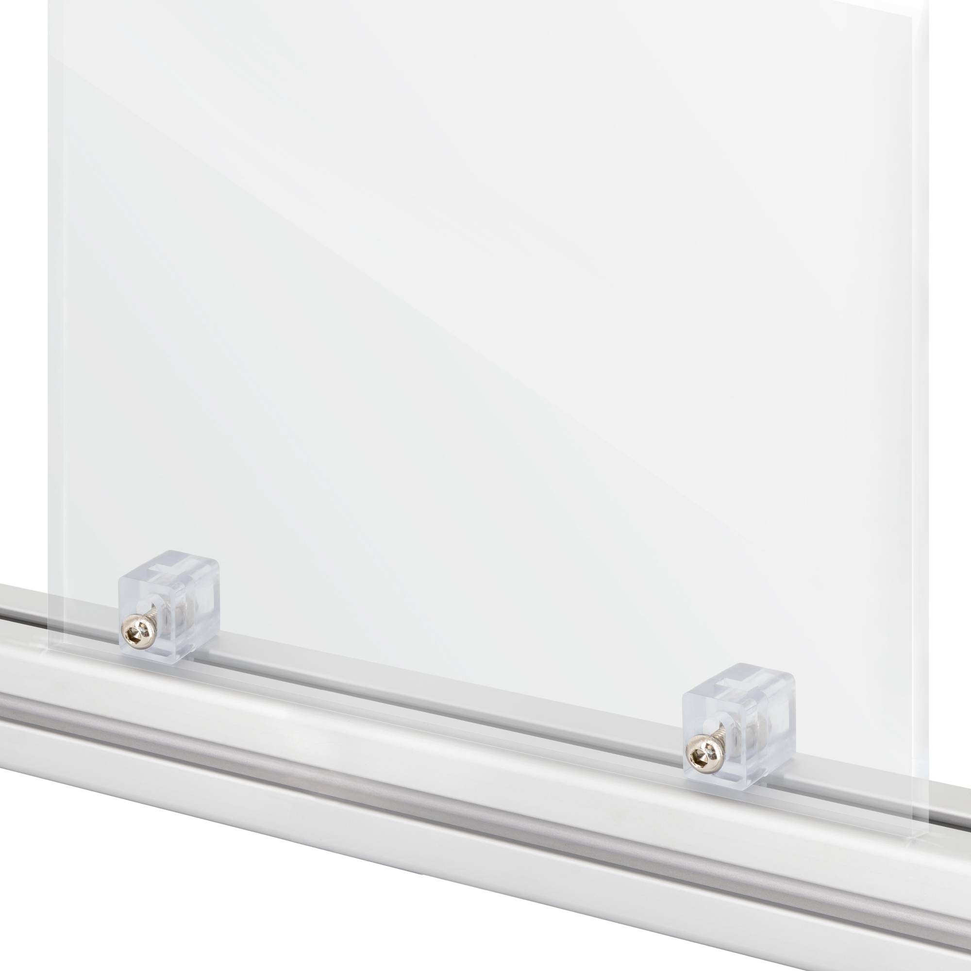 SCHMIDT systemprofile 10x Verbinder Nut 8 Uniblock Klemmhalter Glashalter Scheibenbefestigung Aluprofil-Zubehör