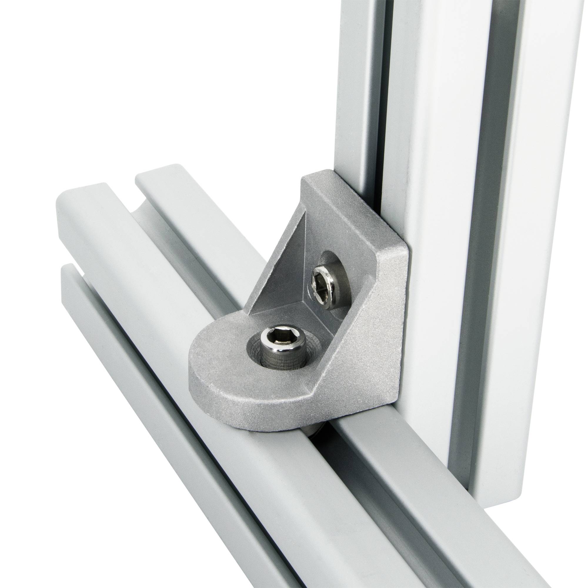 SCHMIDT systemprofile 10x Drehwinkel Nut 8 35x30x38mm M8 Aluminium Winkel Verbinder Gelenkwinkel Aluprofil-Zubehör