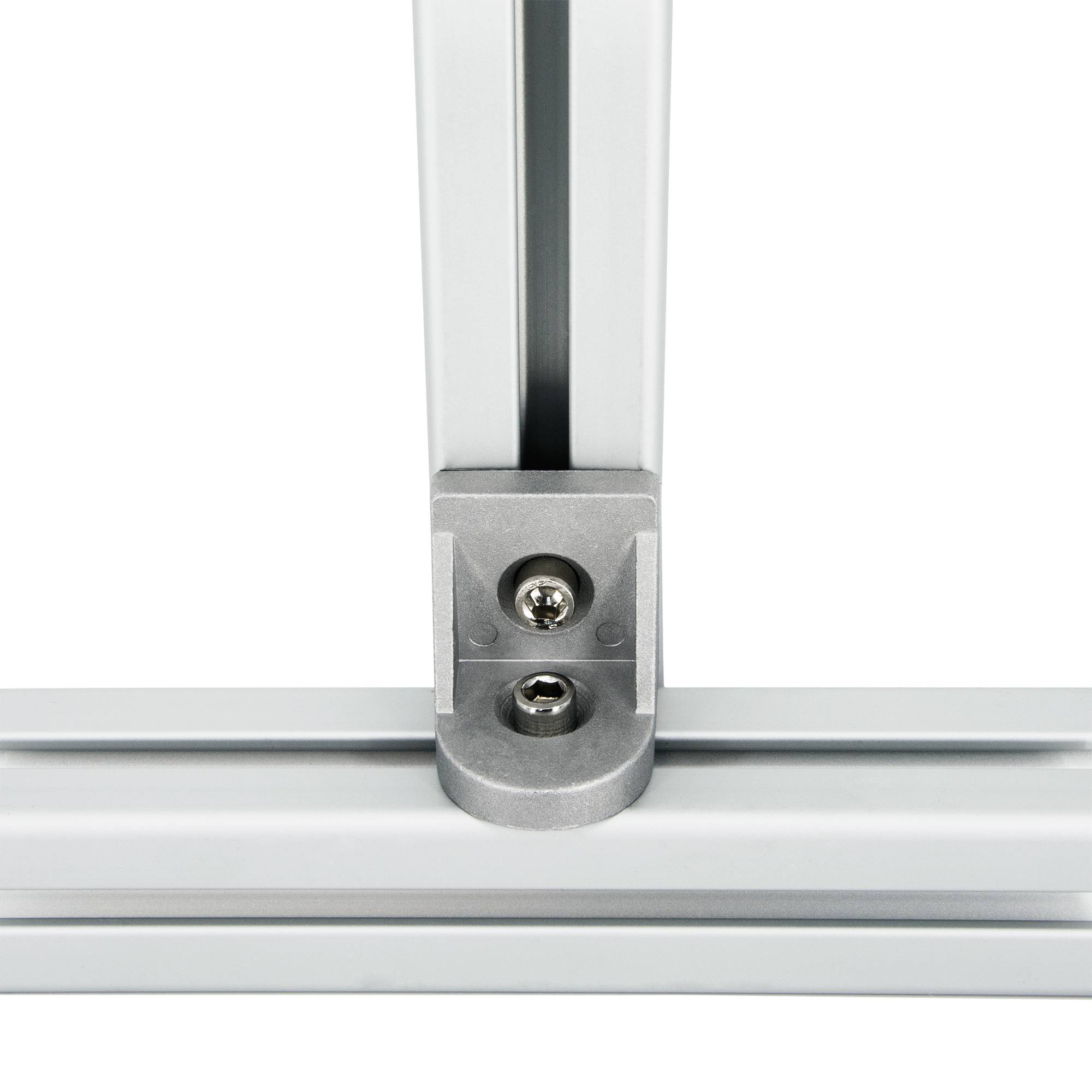 SCHMIDT systemprofile 10x Drehwinkel Nut 8 35x30x38mm M8 Aluminium Winkel Verbinder Gelenkwinkel Aluprofil-Zubehör