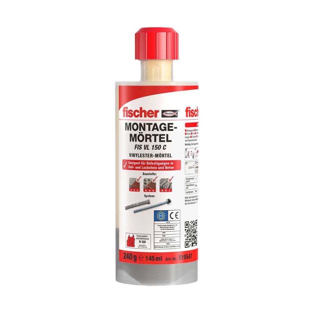 Montagemörtel FIS VL 150 C - Vinylester - 70 Skalenteile - inkl. 2 Statikmischer - 145 ml - VE 10 Stück - Preis per VE