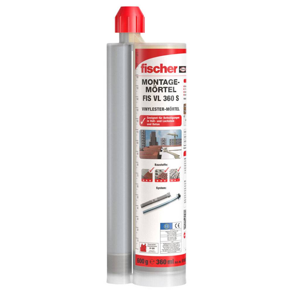 Montagemörtel FIS VL 360 S - Vinylester - 180 Skalenteile - inkl. 2 Statikmischer - 360 ml - VE 6 Stück - Preis per VE