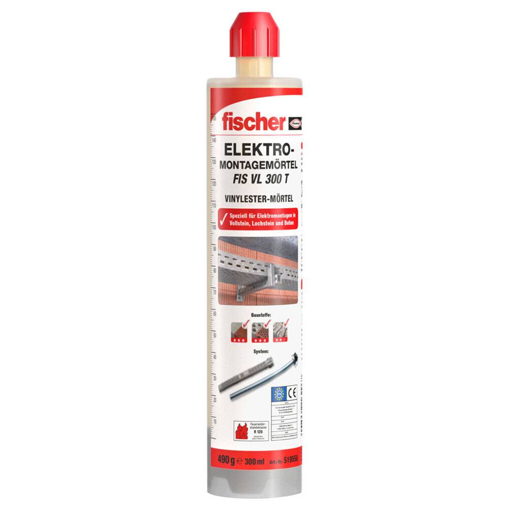 Montagemörtel FIS VL 300 T Elektro - Vinylester - 150 Skalenteile - inkl. 2 Statikmischer - 300 ml - VE 12 Stück - Preis per VE