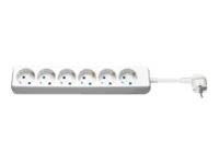 MicroConnect 6-Way Power - Steckdosenleiste - Eingabe, Eingang Stromversorgung