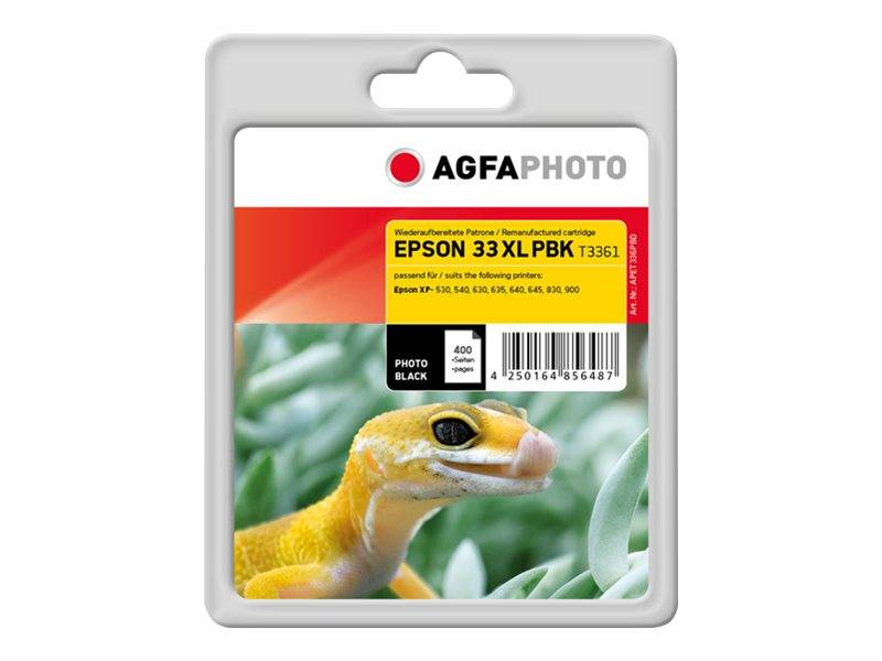 AgfaPhoto Photo schwarz - kompatibel - Blisterverpackung - wiederaufbereitet - T