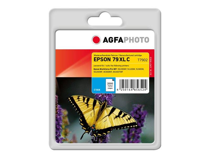 AgfaPhoto Cyan - kompatibel - Blisterverpackung - wiederaufbereitet - Tintenpatr
