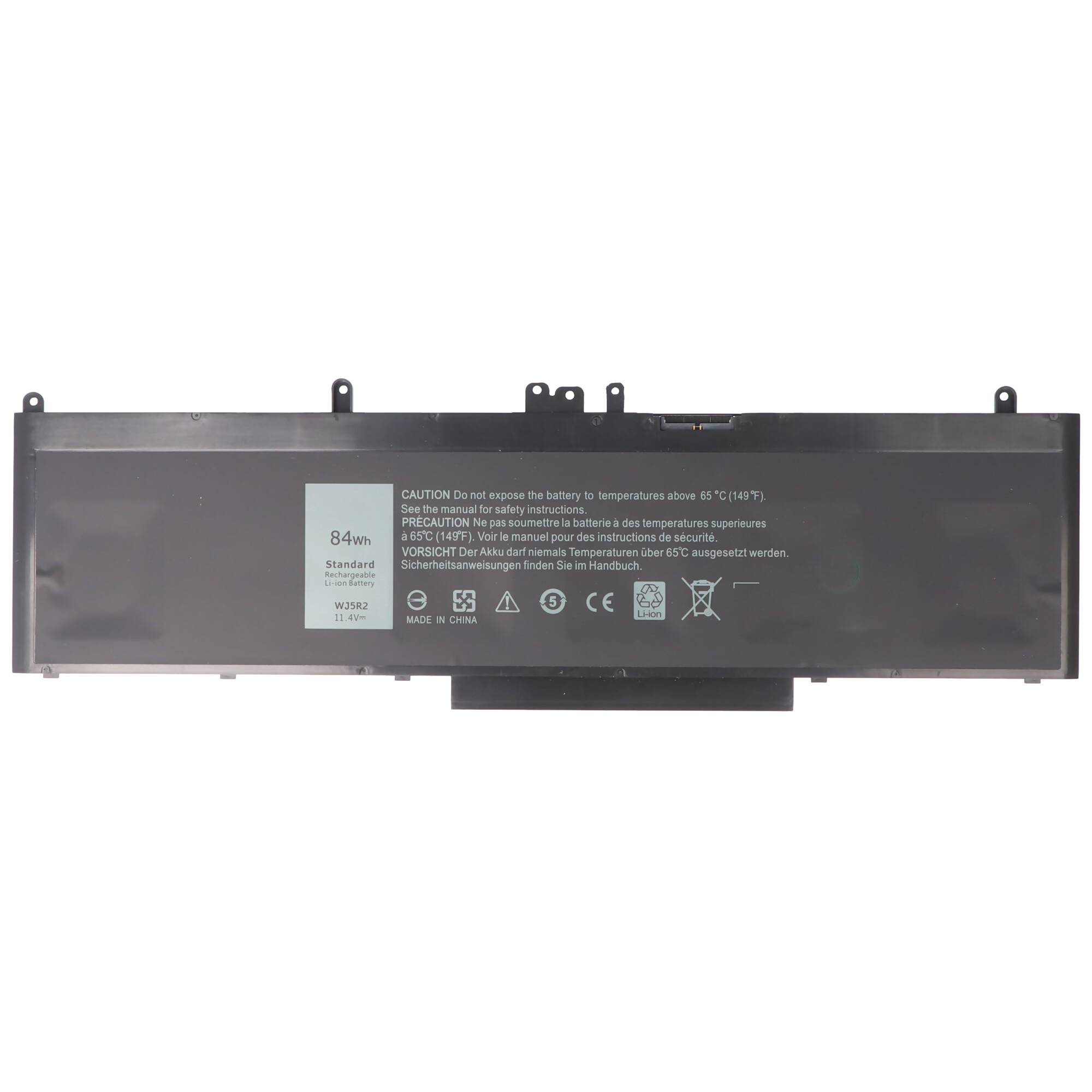 Akku passend für Dell Precision 15 (3510), Li-Polymer, 13,2V, 7368mAh, 97Wh