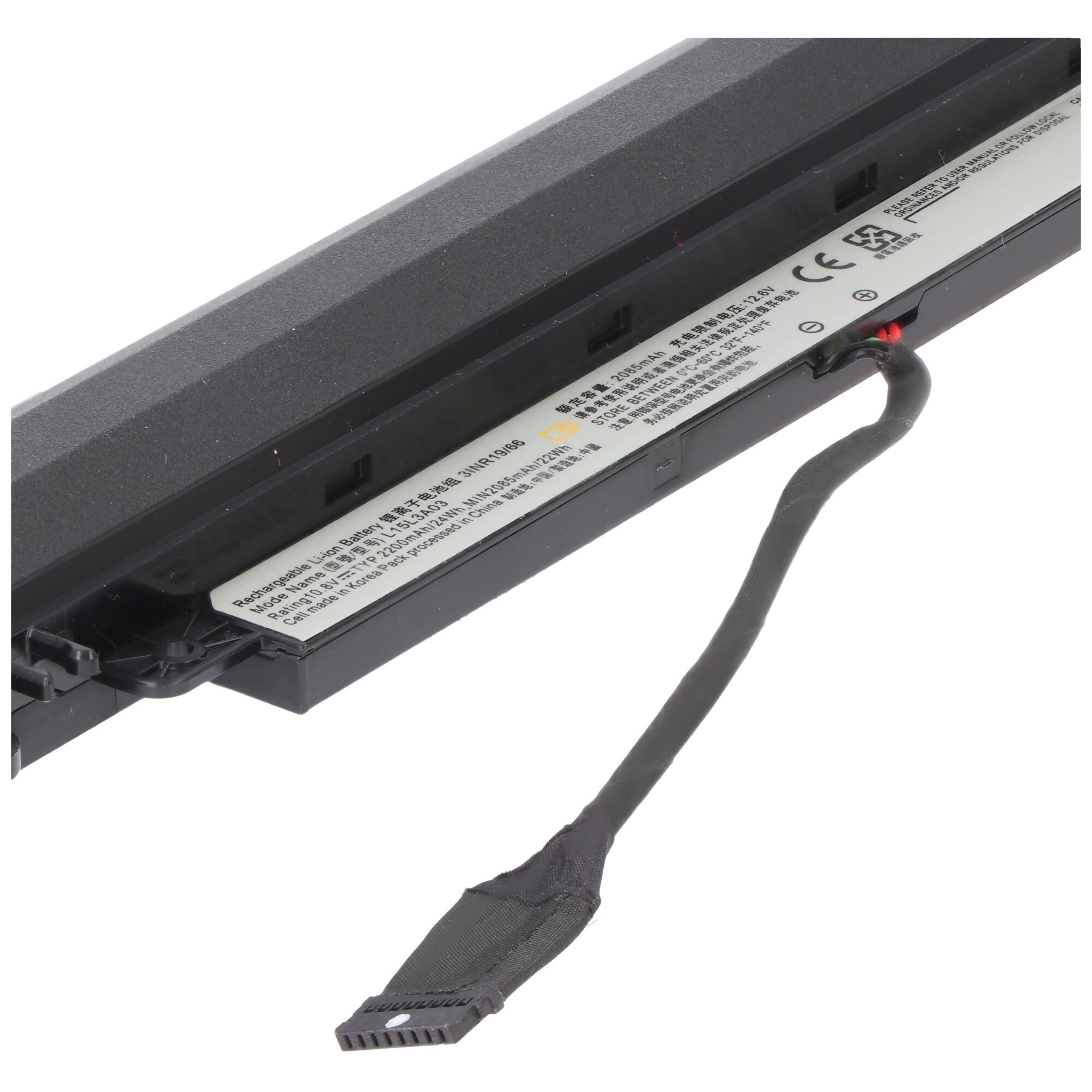 Akku passend für Lenovo IdeaPad 110-14AST, Li-ion, 11,1V, 2200mAh, 24Wh