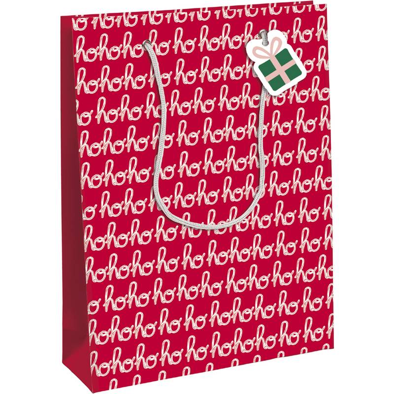 Clairefontaine Weihnachts-Geschenktüte "Hohoho", mittel