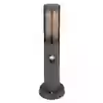 Außenbeleuchtung Standleuchte Sockelleuchte rauch anthrazit Außen mit Bewegungsmelder Garten Stehlampe, Metall Kunststoff, 1x E27, DxH 7,6x45 cm Außenbeleuchtung Standleuchte Sockelleuchte rauch anthrazit Außen mit Bewegungsmelder Garten Stehlampe, Metall Kunststoff, 1x E27, DxH 7,6x45 cm