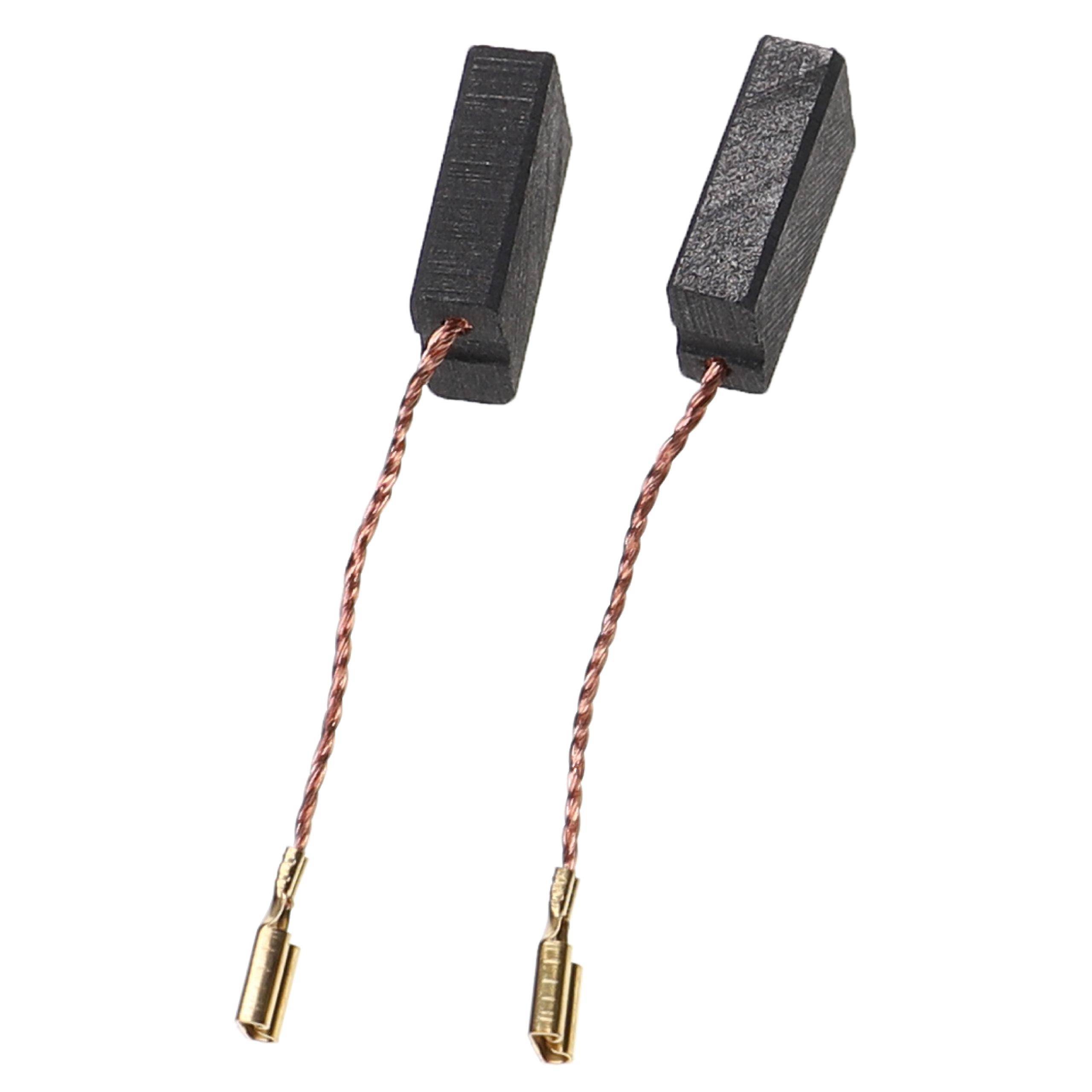 vhbw 2x Kohlebürste 6,3 x 12,5 x 21 mm kompatibel mit Collomix CX 44 A, CX 60 A, CX 600 HF, CX 40 A Rührwerk