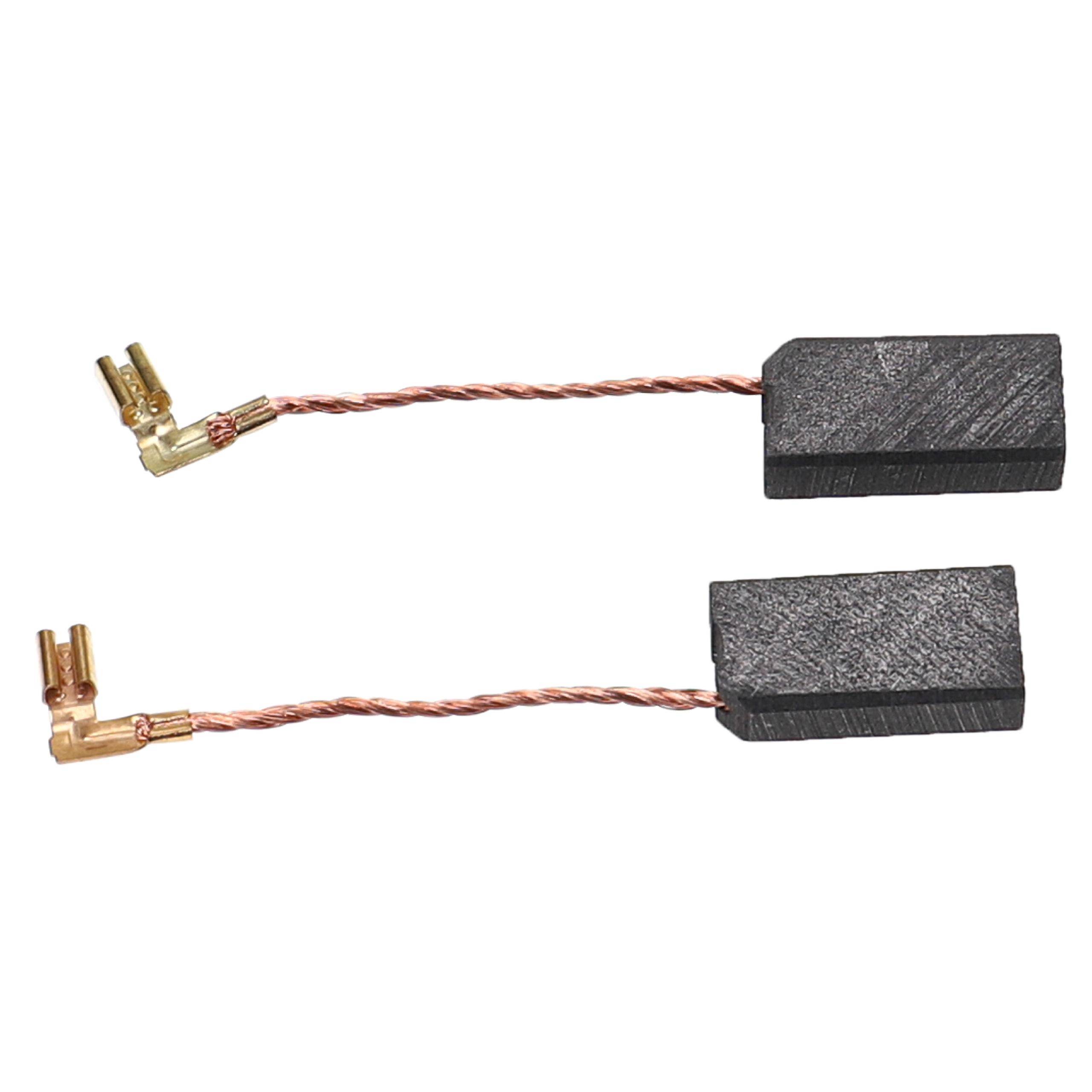 vhbw 2x Kohlebürste 6 x 10 x 20 mm kompatibel mit Collomix RGE 110, RGE 120, RGE 125, RGE 130, RGE 140 Rührwerk