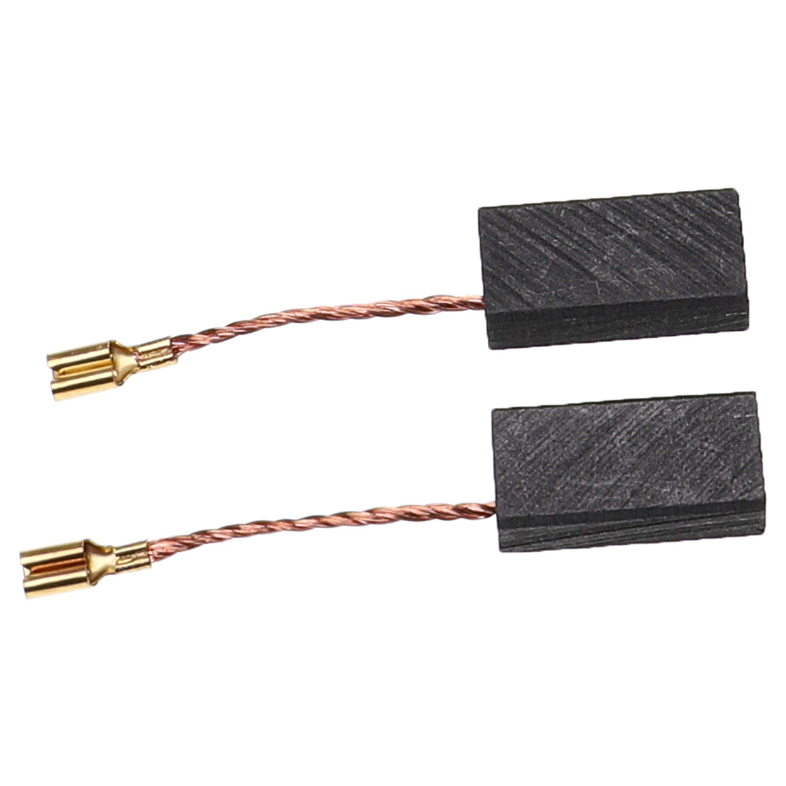 vhbw 2x Kohlebürste 6,3 x 10 x 20mm kompatibel mit Eibenstock EHR 14.1 | Rührwerk