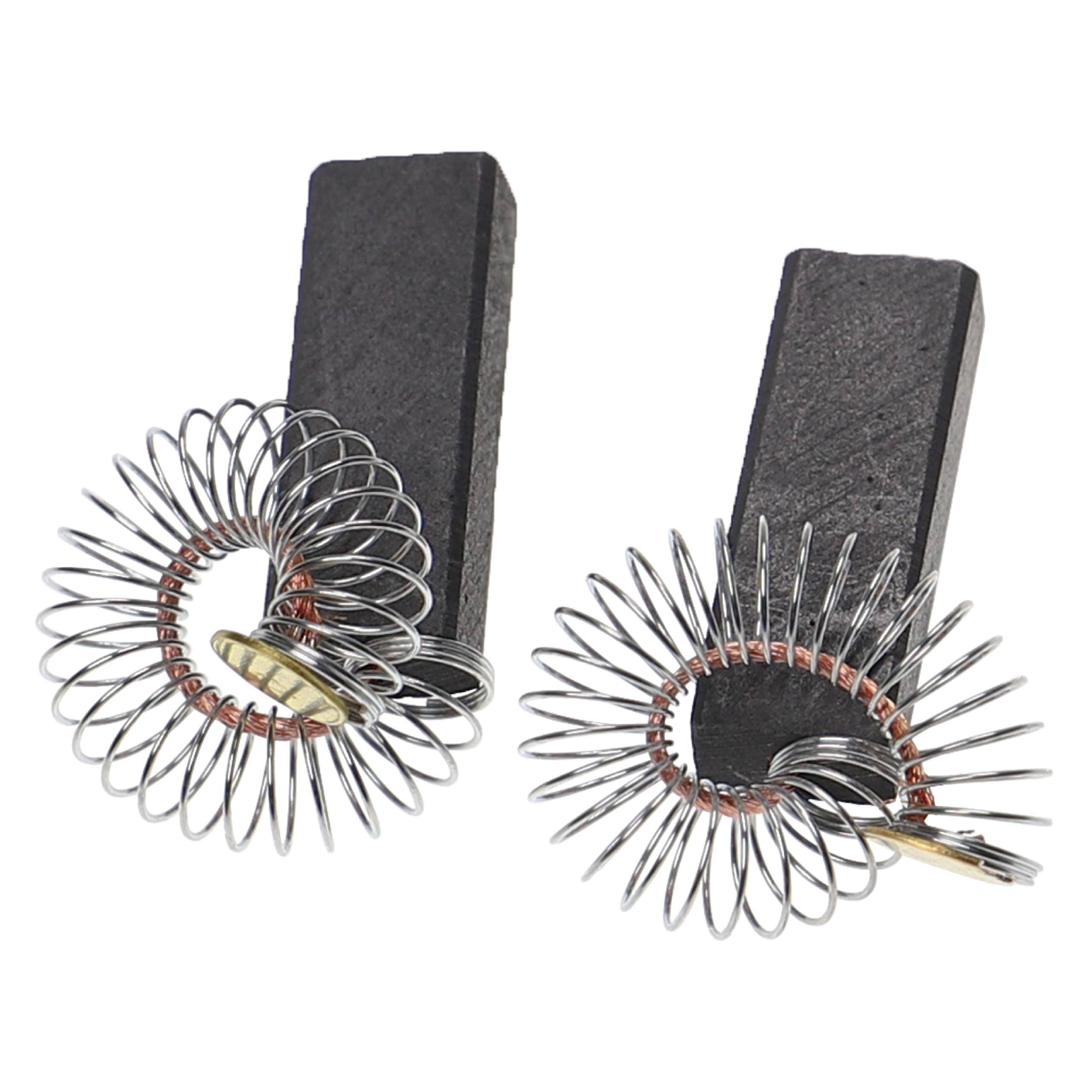 vhbw 2x Kohlebürste 28 x 9,8 x 6 mm kompatibel mit Spit D88E, D90 Elektrowerkzeug, Schlitzfräse + Feder