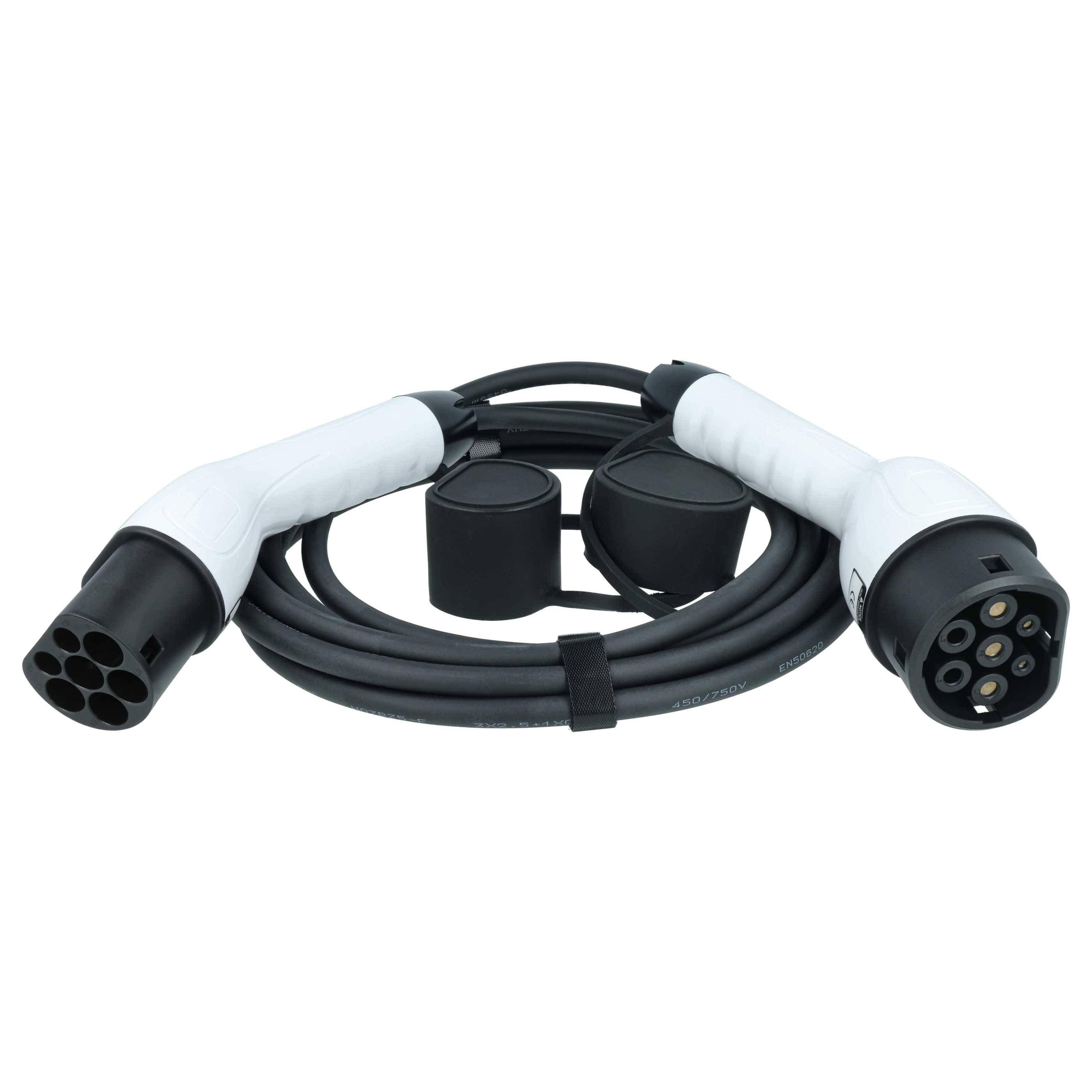 vhbw Typ 2 Ladekabel 3,5 kW 16 A 1-phasig 5 m für E-Auto - Kabel für Wallbox & Ladestation