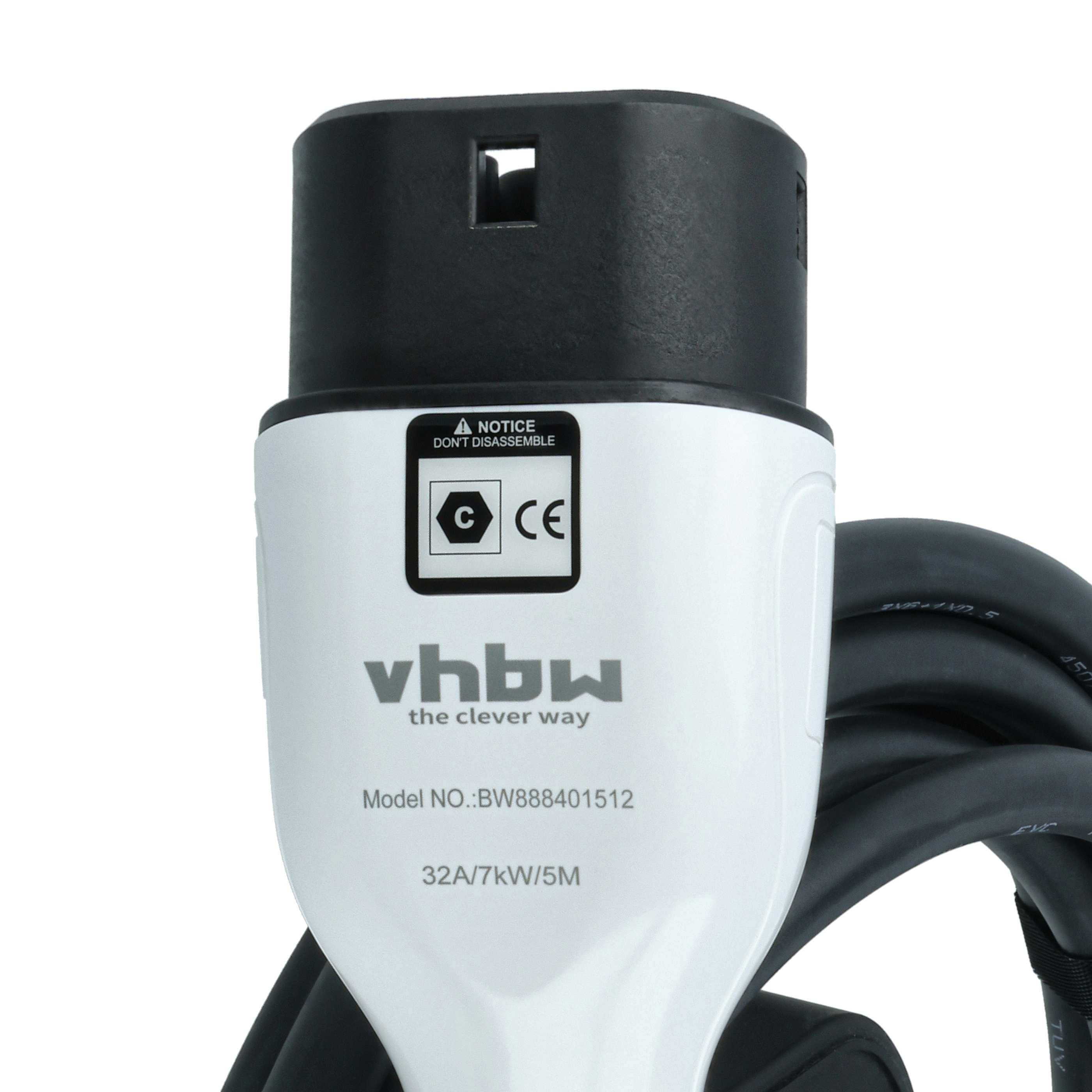Ein weiß-schwarzer Haartrockner mit dem Markennamen „vhbw