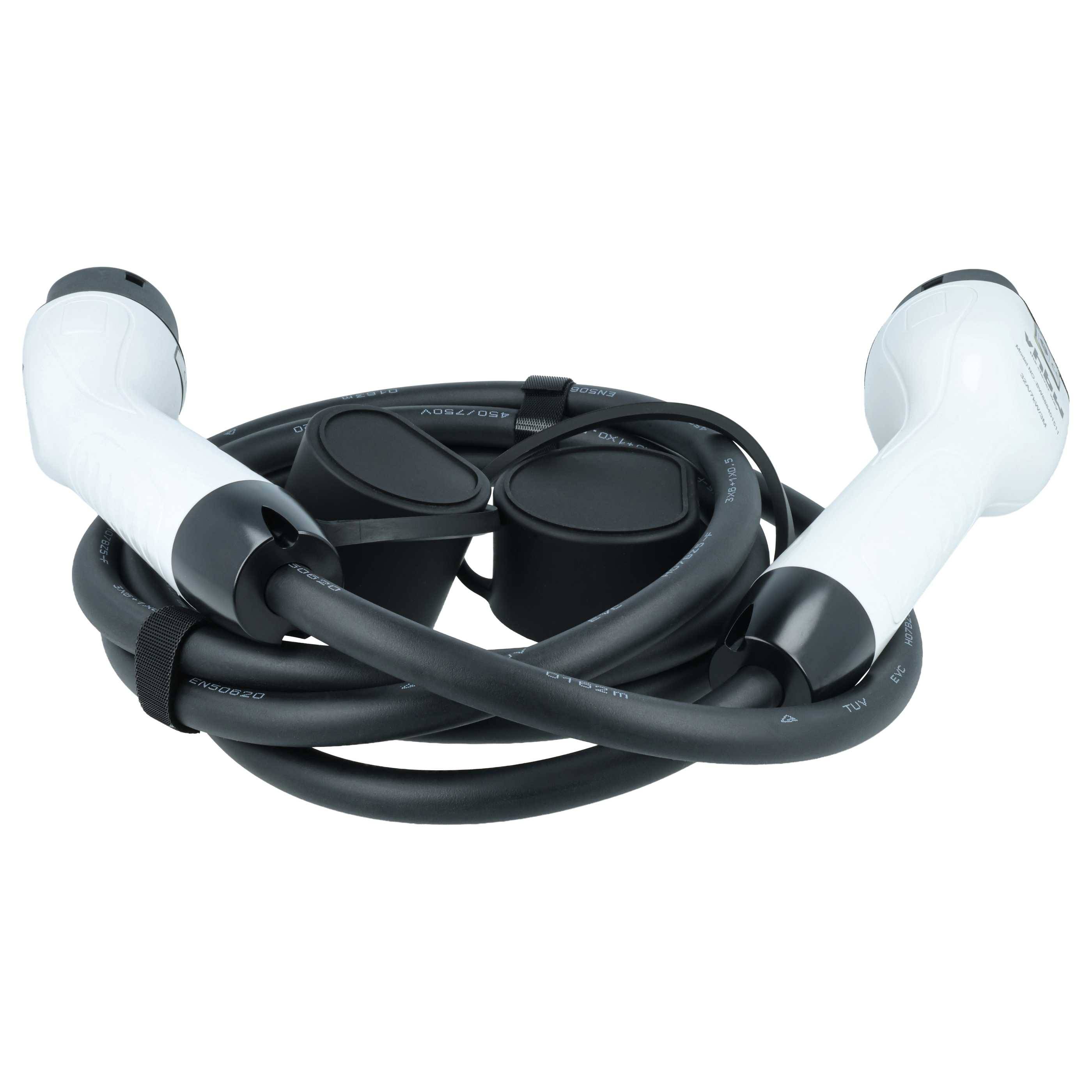 vhbw Typ 2 Ladekabel 7 kW 32 A 1-phasig 3 m für E-Auto - Kabel für Wallbox & Ladestation