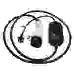 vhbw Ladekabel Typ 2 zu Typ F CEE 7/7 kompatibel mit Mitsubishi Eclipse Plug In Hybrid Elektroauto, 1-phasig, 16 A, 3,5 kW, 3 m
