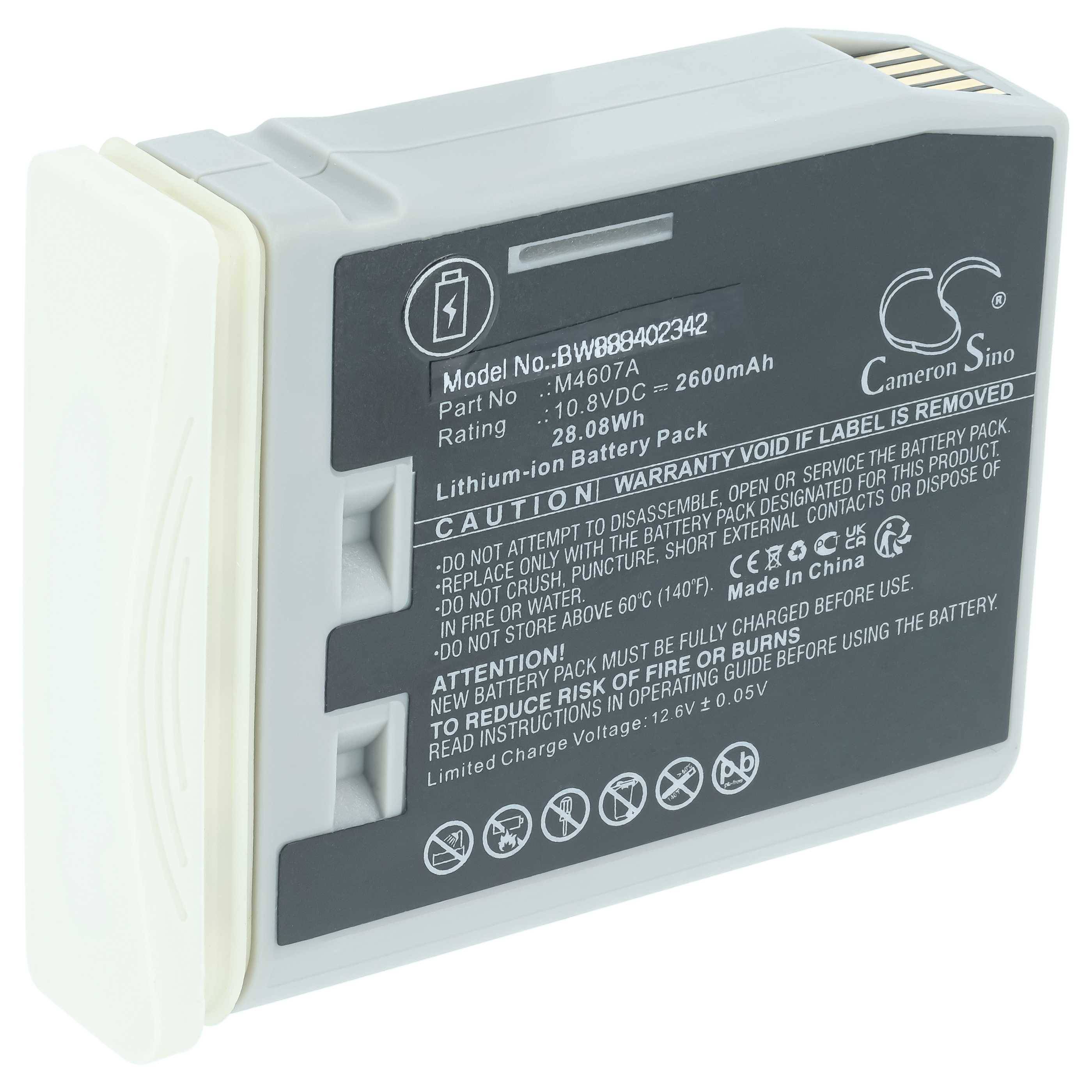 vhbw Akku Ersatz für Philips für Medizintechnik (2600 mAh, 10,8 V, Li-Ion)