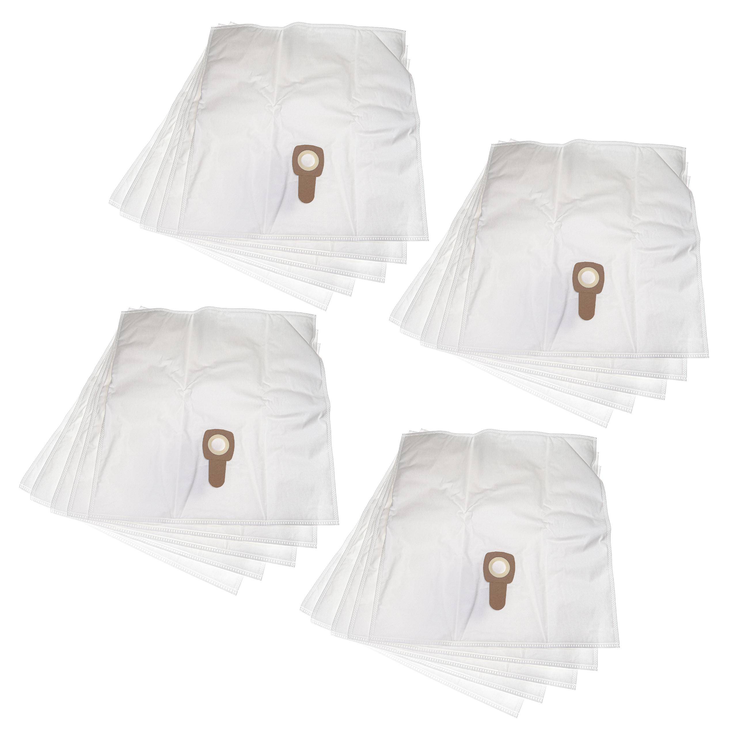 vhbw 20x Staubsaugerbeutel Ersatz für Allaway 1584/280689, SBM-CM / C-Serie (13 L) für Staubsauger - Mikrovlies, 29cm x 21cm Weiss