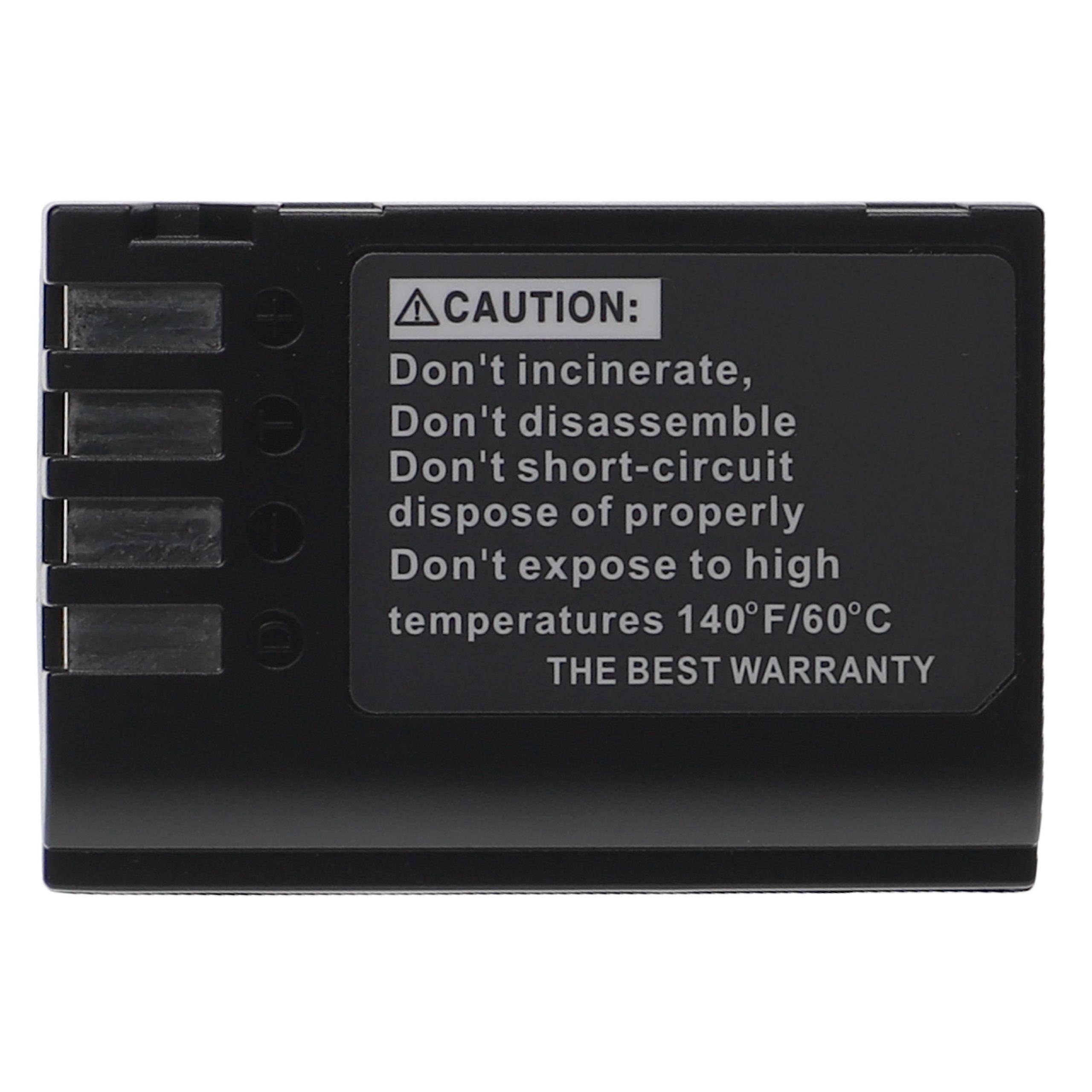 EXTENSILO 2x Akku Ersatz für Panasonic DMW-BLK22 | für Kamera (2250 mAh, 7,2 V, Li-Ion)
