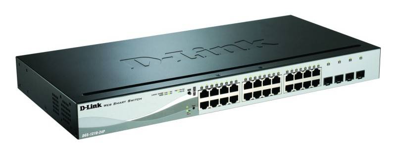 DLink Deutschland 24-Port PoE Gigabit Switch DGS-1210-24P