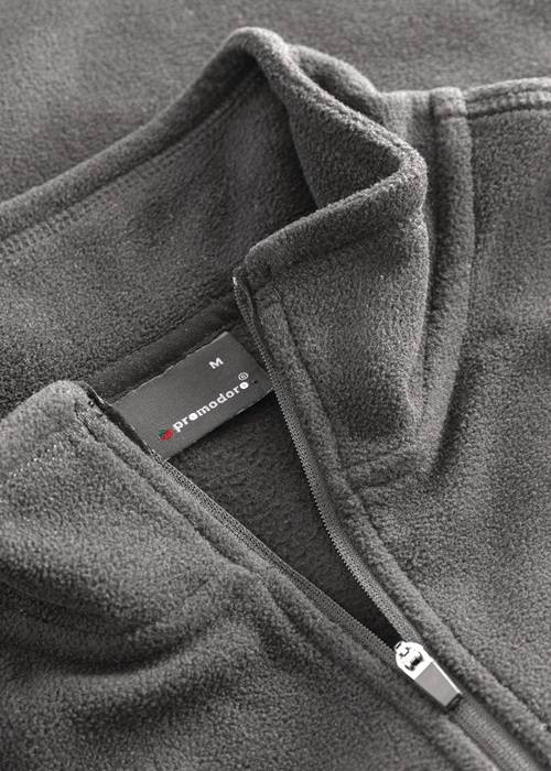 Fleece Troyer Gr.XL steel-grey PROMODORO