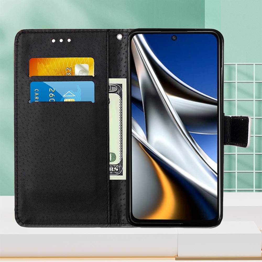 Für Xiaomi Poco X4 Pro 5G Kunstleder Handy Tasche Book Motiv 10 Schutz Hülle Case Cover Etui Neu