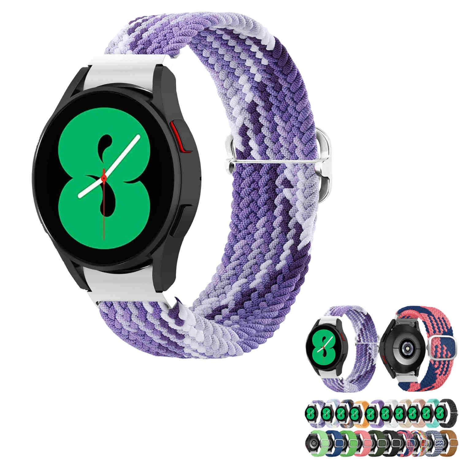 Für Samsung Galaxy Watch FE 6 5 4 Normal Pro u.Classic Nylon Arm Band