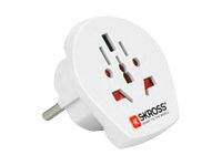 MicroConnect SKROSS - Adapter für Power Connectorweiß - Europa