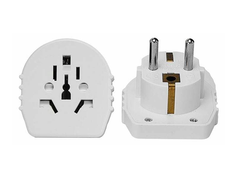 MicroConnect SKROSS - Adapter für Power Connectorweiß - Europa