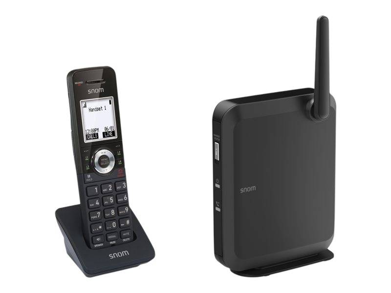 snom M110SC - Schnurloses VoIP-Telefon mit Rufnummernanzeige