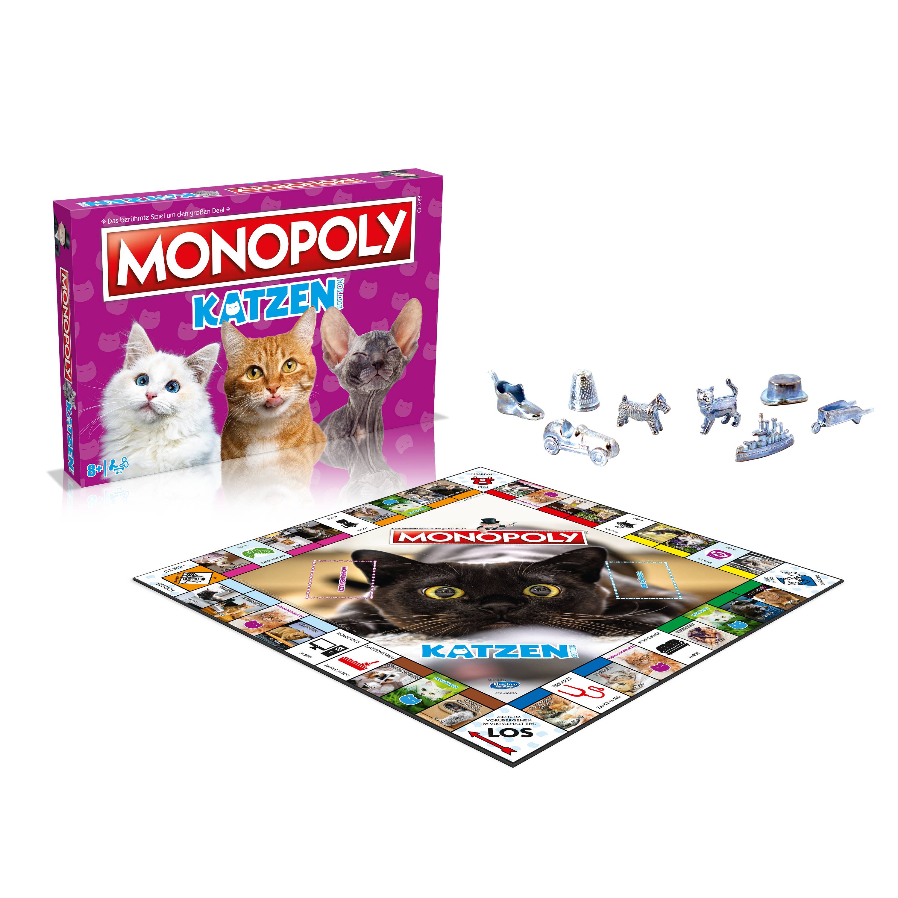 Monopoly - Katzen Brettspiel Gesellschaftsspiel Spiel Tiere
