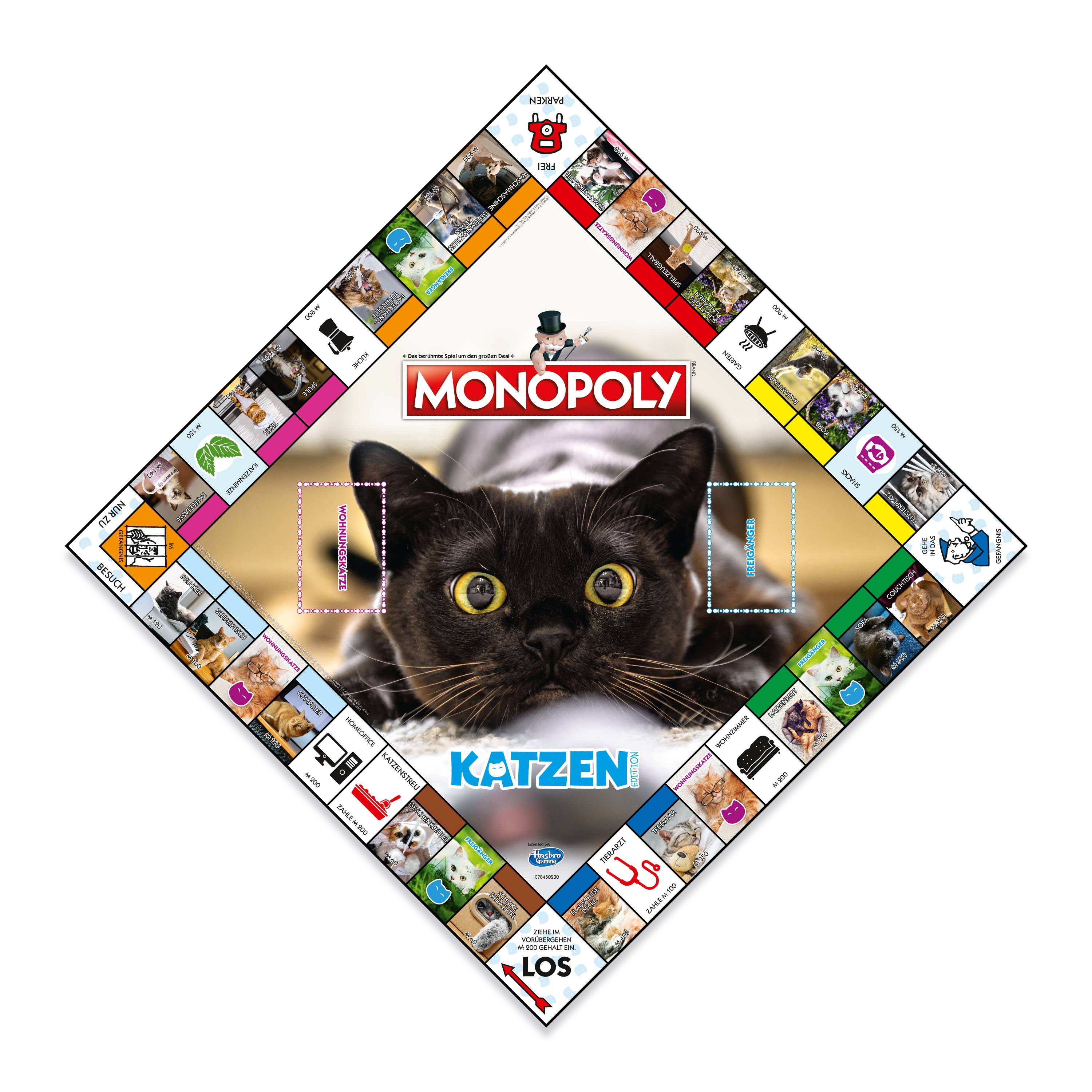 Monopoly - Katzen Brettspiel Gesellschaftsspiel Spiel Tiere