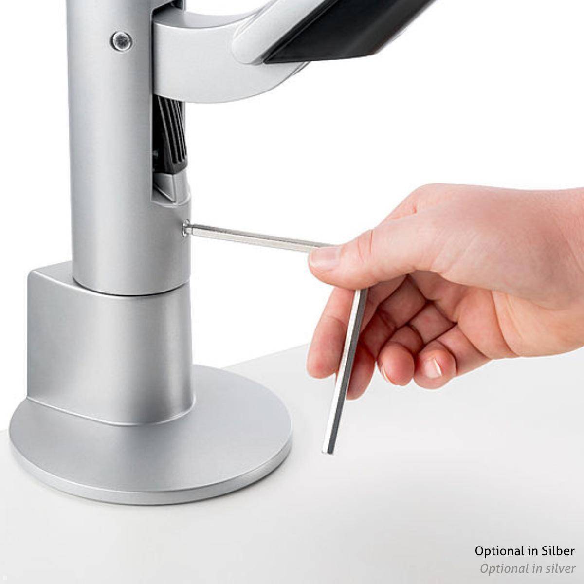 Novus Clu Plus X3 C Monitorhalter für 2 Monitore bis 32 Zoll (993+2011+002), wei...