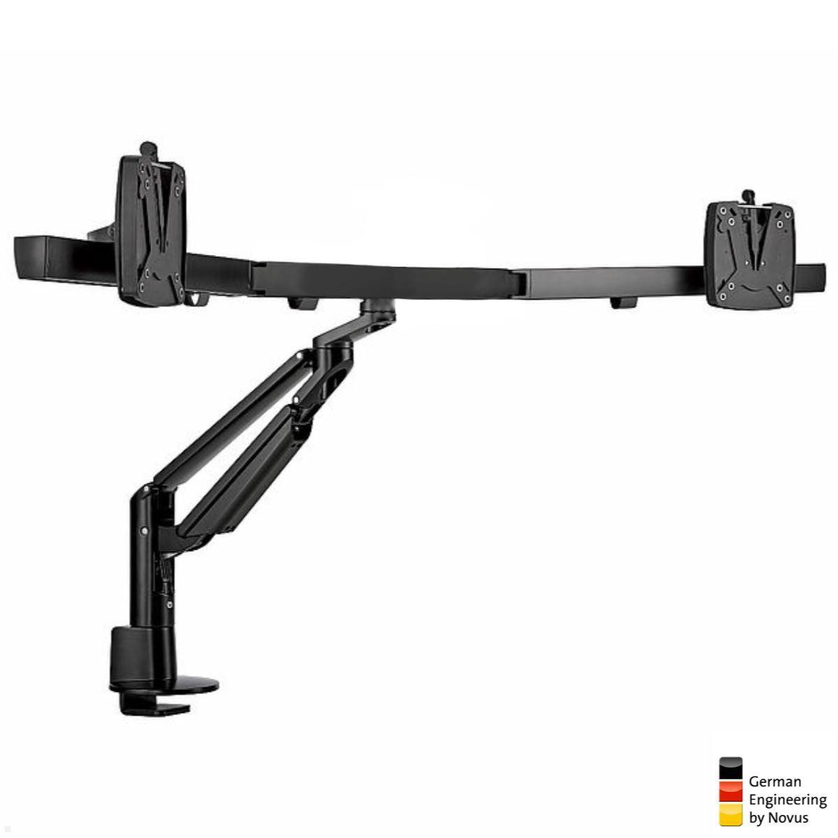 Novus Clu Plus X3 C Monitorhalter für 2 Monitore bis 32 Zoll (993+2018+002), sch...