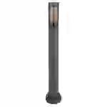 Standleuchte Außenbeleuchtung Sockelleuchte rauch anthrazit Außen Garten Stehlampe, Edelstahl Kunststoff, 1x E27, DxH 7,6x80 cm Standleuchte Außenbeleuchtung Sockelleuchte rauch anthrazit Außen Garten Stehlampe, Edelstahl Kunststoff, 1x E27, DxH 7,6x80 cm