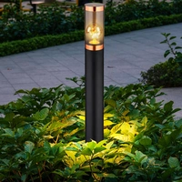 Stehleuchte Pollerleuchte Wegeleuchte Gartenlampen schwarz IP44 Standleuchte Balkon, Edelstahl Kupfer, 1x E27 Fassung, DxH 12,7x110cm, 2er Set Stehleuchte Pollerleuchte Wegeleuchte Gartenlampen schwarz IP44 Standleuchte Balkon, Edelstahl Kupfer, 1x E27 Fassung, DxH 12,7x110cm, 2er Set